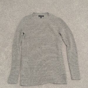 Banana Republic Men's Gray Crewneck Sweater